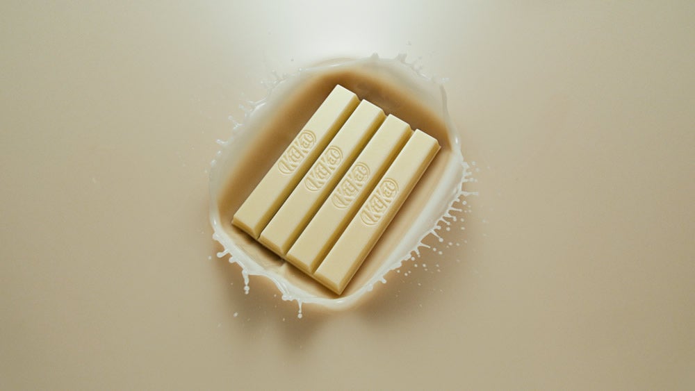 Barras de chocolate blanco KITKAT®