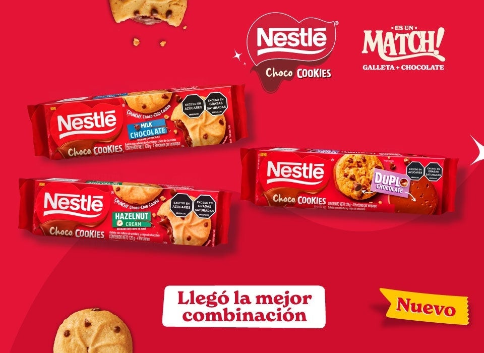 Nestlé® ChocoCookies - Es un Match Galleta + Chocolate Nestlé® ChocoCookies - Es un Match Galleta + Chocolate